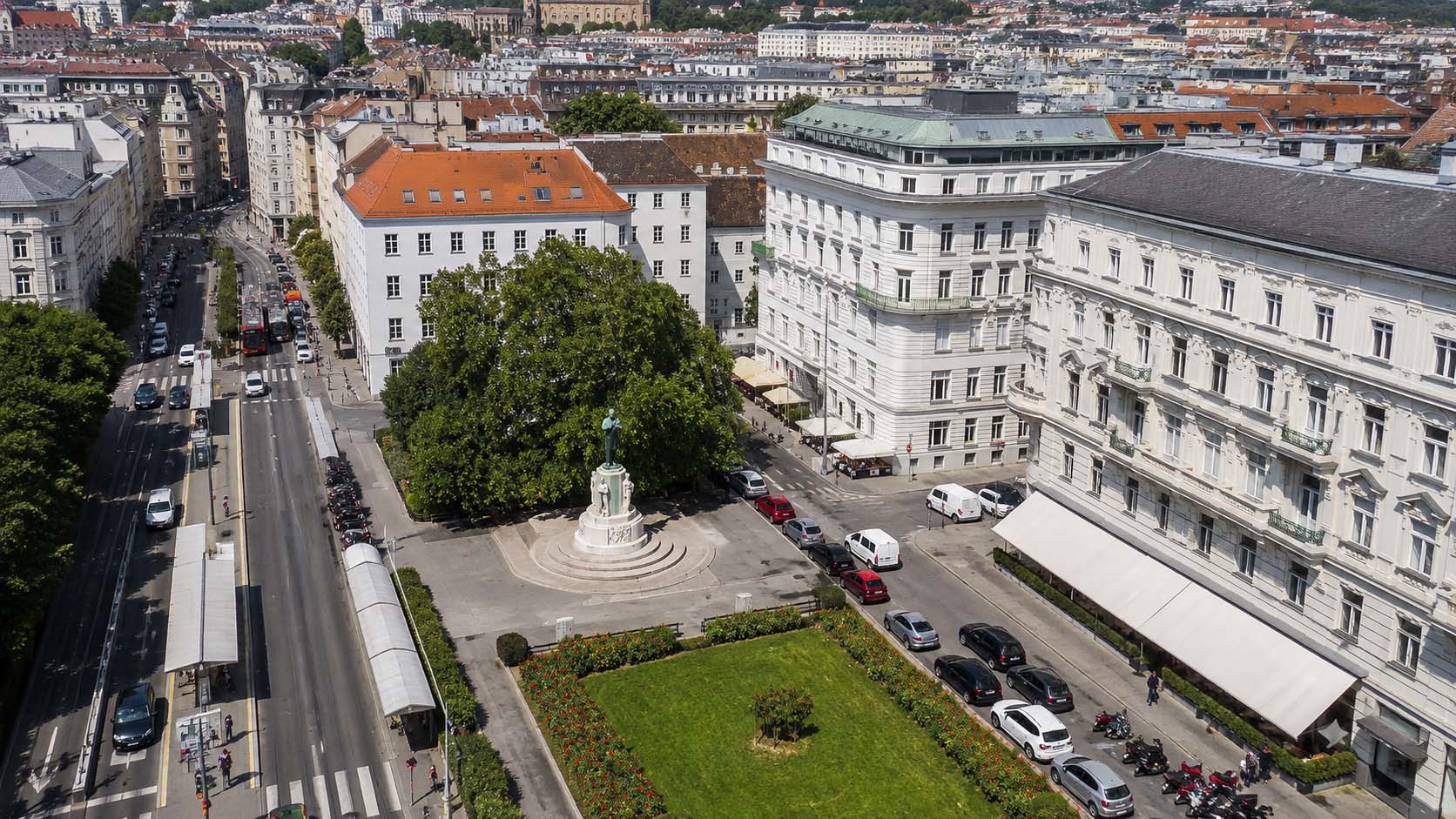 Die Heimat des Startups: der Dr. Karl Lueger Platz im Herzen Wiens.